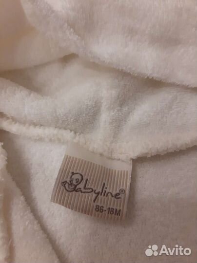 Детский новый махровый халат