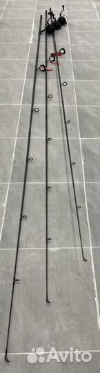 Карповый набор на 3 удилища и 3 катушки