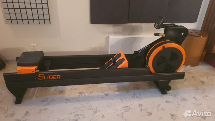 Гребной тренажер Water Rower Slider