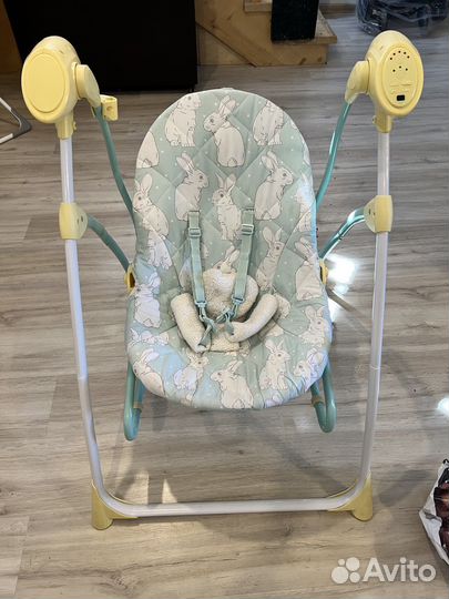 Электронные детские качели 2 в 1