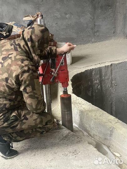 Алмазное бурение сверление отверстий резка