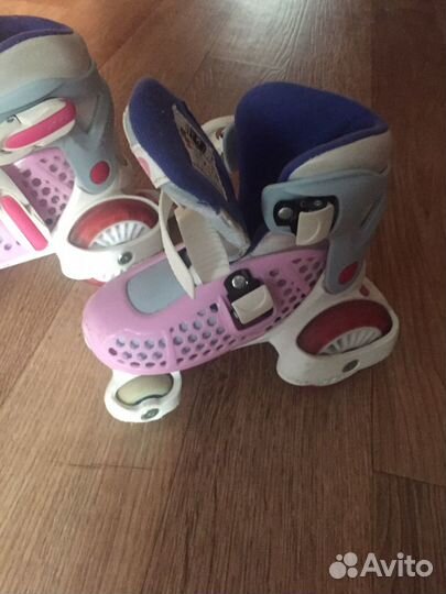 Роликовые коньки детские раздвижные