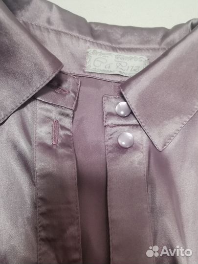 Блузка женская 42 44 пыльно лиловый