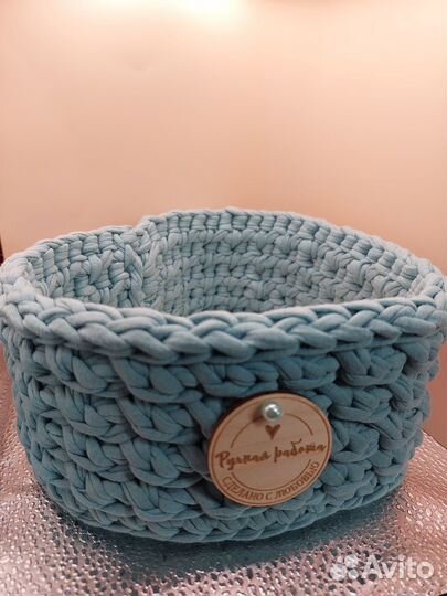 Вязаная шкатулочка для любимой бабушки