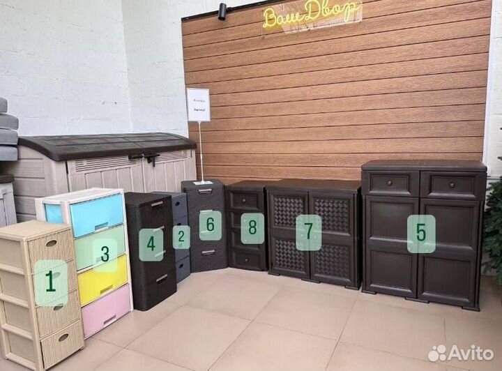 Комод пластиковый