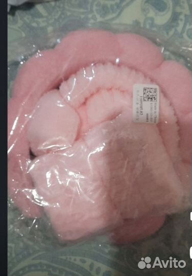 Повязка на голову с бантом, тюрбан для умывания