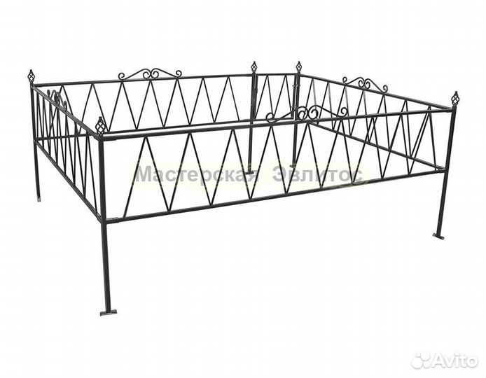 Ограды на кладбище