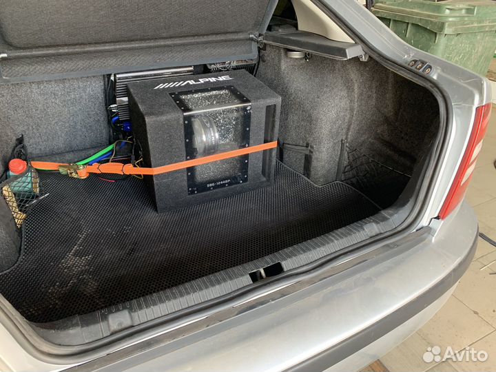 Сабвуфер alpine sbg 1244bp