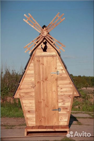 Дачный туалет с установкой Ю789