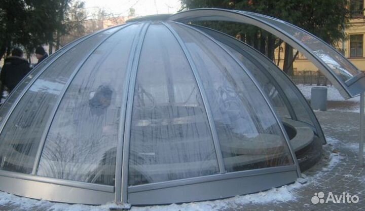 Панорамное остекление куполов