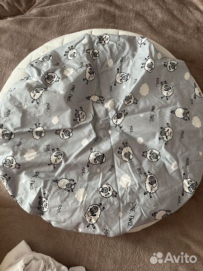 Матрас детский круглый 75*75*12