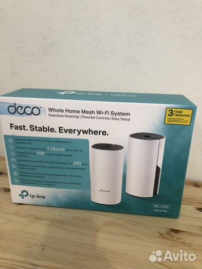Mesh система Wi-Fi роутер TP-link Deco M4 AC1200