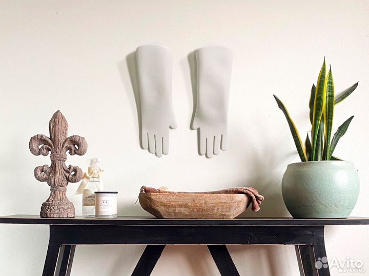 Комплект настенных ваз ручной работы