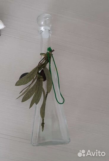 Флакон стеклянный для интерьера для кухни 200 мл