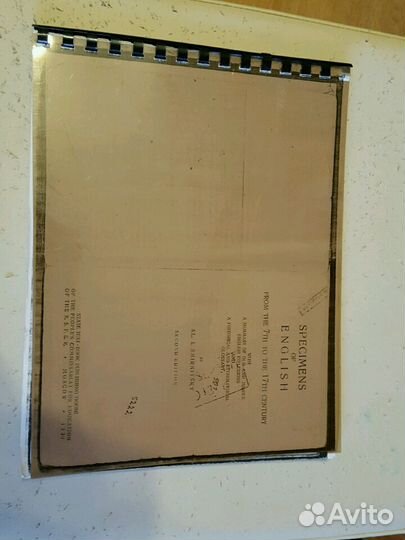 Specimens of English- Хрестоматия по истории языка