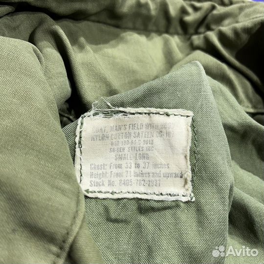 Куртка M65 1960 года винтаж США контракт