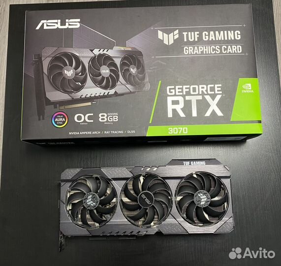 Видеокарта RTX 3070 asus TUF gaming