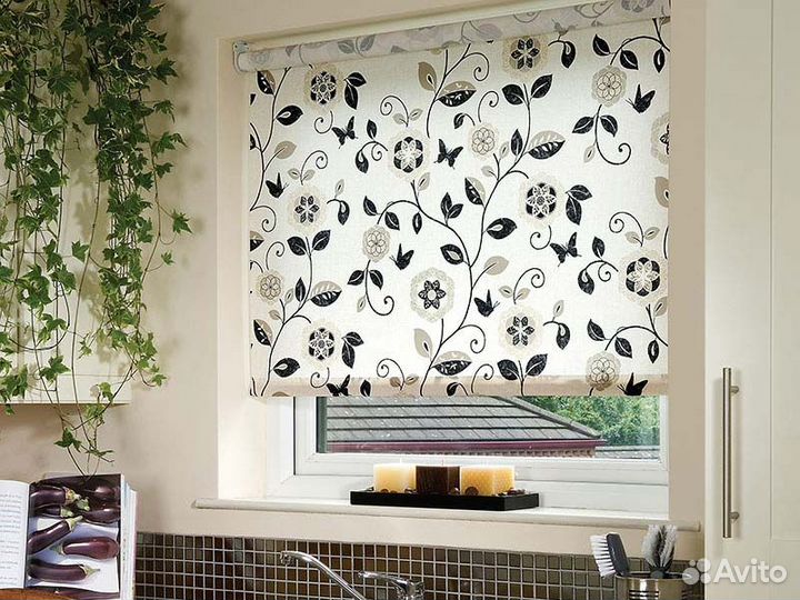 Жалюзи рулонные блэкаут кассетные