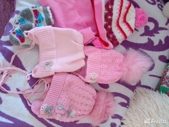 Шапка для девочки 1-2 года