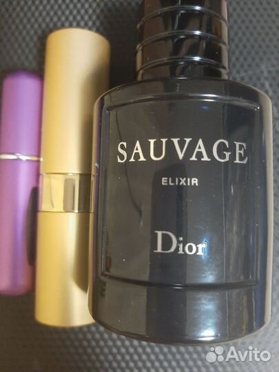 Christian dior sauvage elixir.духи распив