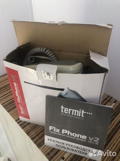 Стационарный gsm телефон termit fixphone v2 rev.4