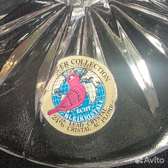 Хрусталь Германия Ваза Конфетница