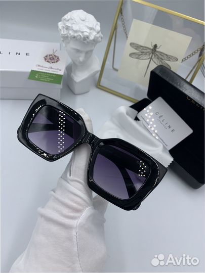Солнцезащитные очки Celine черные (525)