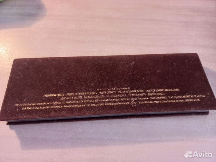 Палетка теней urban decay