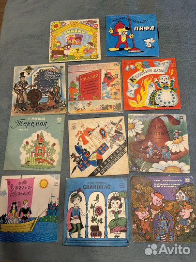 Виниловые пластинки СССР детские