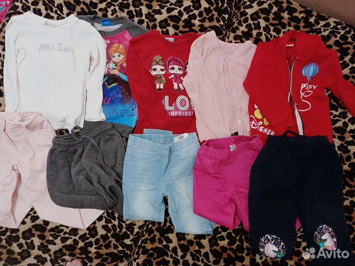 Одежда пакетом на девочку 104-110