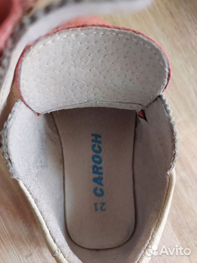 Летние туфли для девочки кожаные