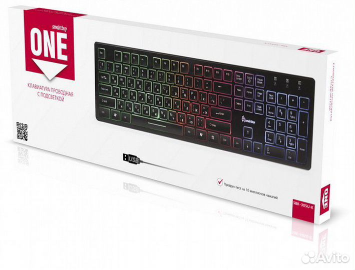 Клавиатура SmartBuy ONE 305 Black USB
