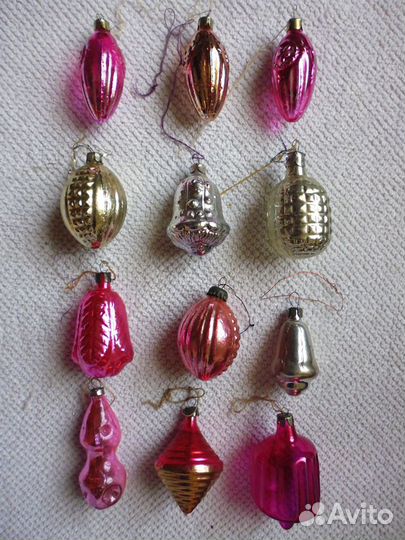 Елочные игрушки 1950-70-х гг