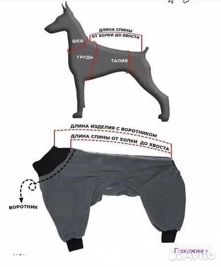 Комбинезон для собаки
