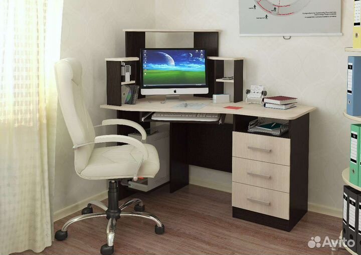 Угловой Компьютерный Стол Каспер