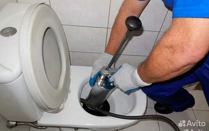 Услуги сантехника Прочистка канализации Электрик