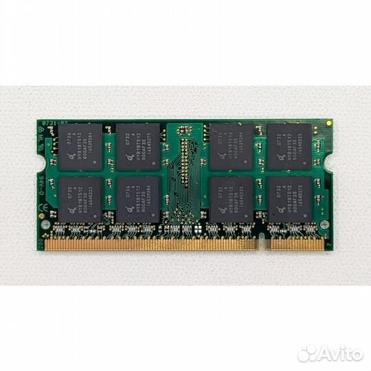 Модуль памяти KVR667D2S5/1G, Kingston, DDR2, 1Gb