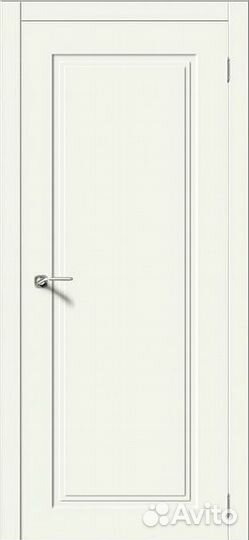 Дверь компланарная серая эмаль