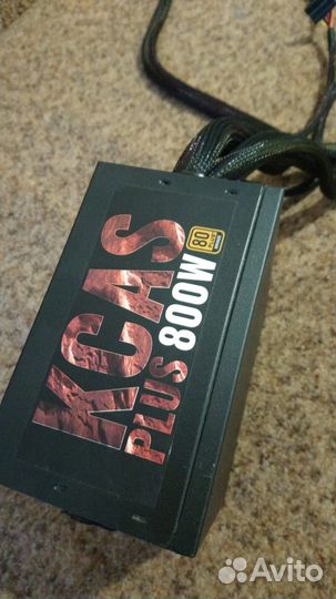 Блок питания AeroCool kcas plus 800W 80+