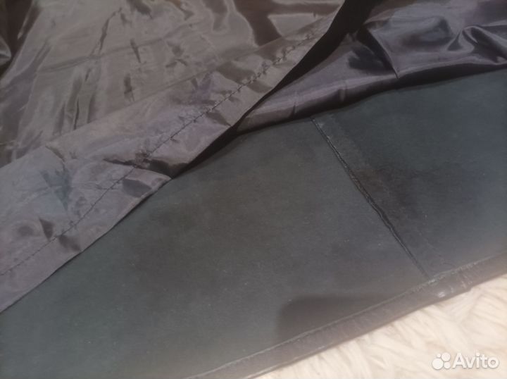 Кожаная рубашка XL