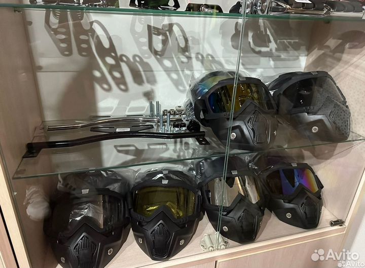 Маска защитная мото мотоэкип новое