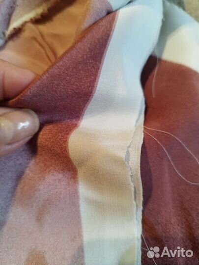 Отрез ткани шелк натуральный