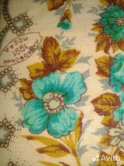 1991 год,платок Павловский Посад СССР