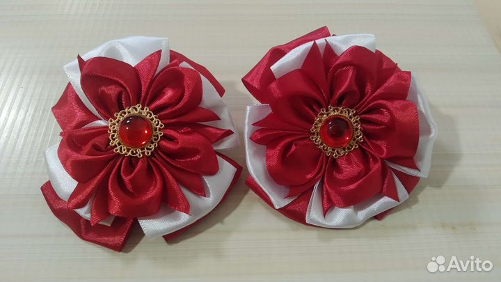 Бантик Резинка для волос для девочек школьный