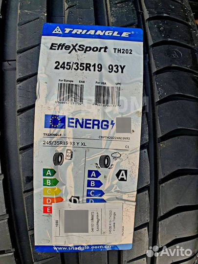 Triangle EffeXSport TH202 245/35 R19 и 275/30 R19 96Y