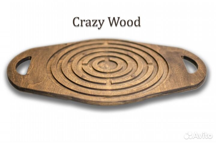 Балансировочная доска, тренажер балансборд Спираль