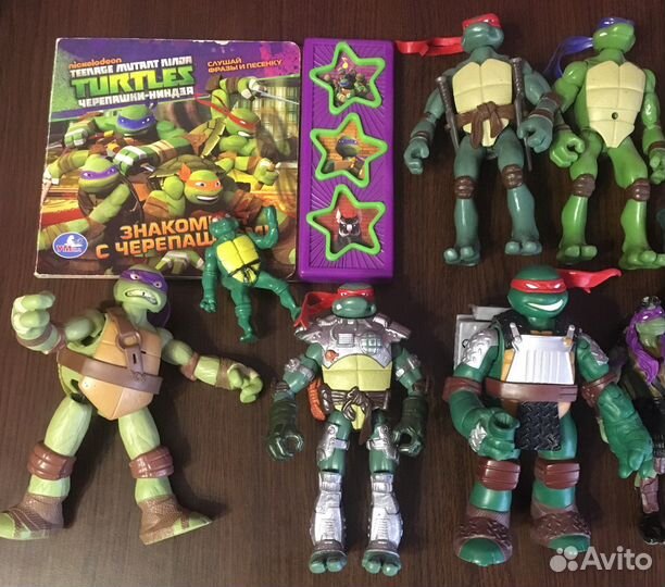 Черепашки ниндзя фигурки playmates
