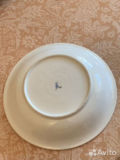 Блюдо тарелка фарфор Мейсен meissen Германия