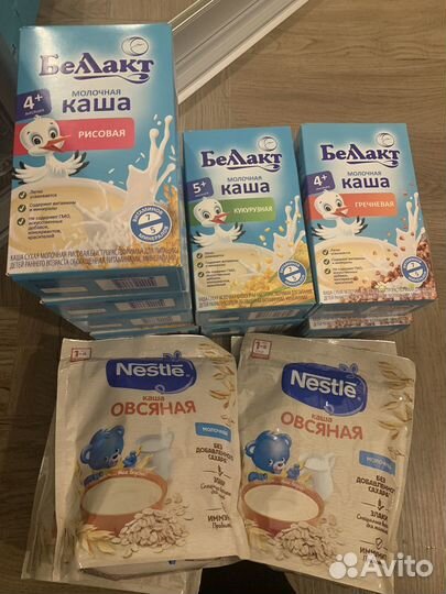 Детские каши молочные