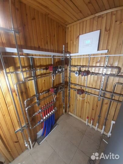 Монтаж отопления / Водоснабжения в частных домах